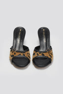 Mules με συνθετικό ponyskin TFP - Leopard - thefashionproject.gr - TFP