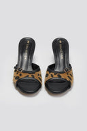 Mules με συνθετικό ponyskin TFP - Leopard - thefashionproject.gr - TFP