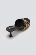 Mules με συνθετικό ponyskin TFP - Leopard - thefashionproject.gr - TFP