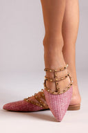 Mules μυτερά με τρουκς ERYNN - Φούξια - thefashionproject.gr - ERYNN