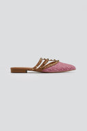 Mules μυτερά με τρουκς ERYNN - Φούξια - thefashionproject.gr - ERYNN