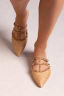 Mules μυτερά με τρουκς ERYNN - Τάουπε - thefashionproject.gr - ERYNN