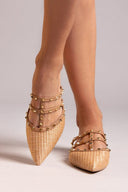Mules μυτερά με τρουκς ERYNN - Τάουπε - thefashionproject.gr - ERYNN