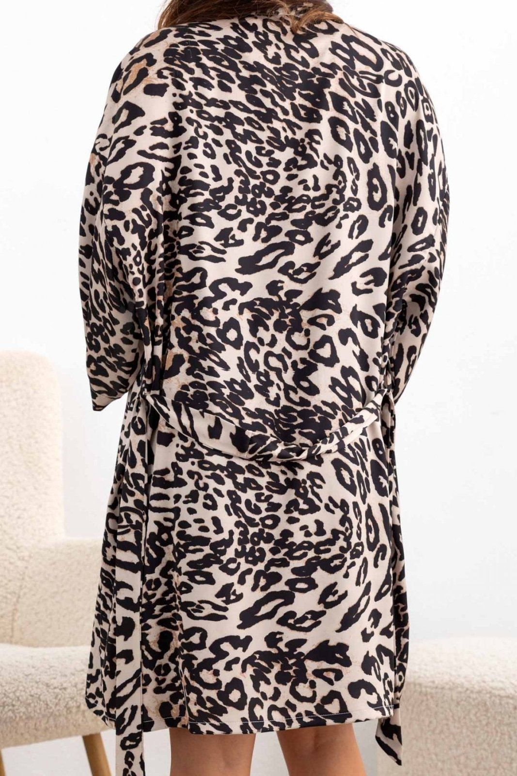Νυχτικό σατέν με print και ρόμπα - Ζαχαρί - thefashionproject.gr - Modern ocean