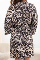 Νυχτικό σατέν με print και ρόμπα - Ζαχαρί - thefashionproject.gr - Modern ocean