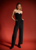 Ολόσωμη φόρμα strapless Aware by Vero Moda 10298140 - Μαύρο - thefashionproject.gr - AWARE by VERO MODA