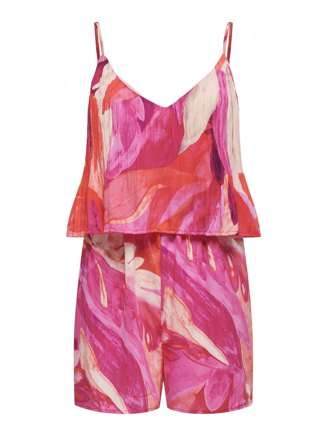 Ολόσωμο σορτς με βολάν και print Vero Moda 15327333 - Multi - thefashionproject.gr - VERO MODA