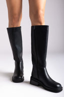 ONLY 15356385 Square - Toe Boots - Black Matte - thefashionproject.gr - ONLY