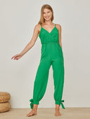 Overall με δέσιμο στα πατζάκια - Πράσινο - thefashionproject.gr - The Fashion Project