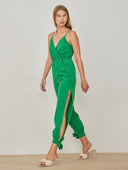 Overall με δέσιμο στα πατζάκια - Πράσινο - thefashionproject.gr - The Fashion Project