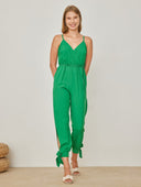 Overall με δέσιμο στα πατζάκια - Πράσινο - thefashionproject.gr - The Fashion Project