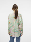Oversize πουκάμισο με print φλοραλ Vero Moda 10315150 - Multi - thefashionproject.gr - VERO MODA