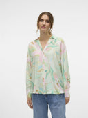 Oversize πουκάμισο με print φλοραλ Vero Moda 10315150 - Multi - thefashionproject.gr - VERO MODA