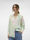 Oversize πουκάμισο με print φλοραλ Vero Moda 10315150 - Multi - thefashionproject.gr - VERO MODA