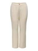 Παντελόνα λινή ψηλόμεση plus size CARMAKOMA 15319370 - Ζαχαρί - thefashionproject.gr - CARMAKOMA
