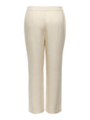 Παντελόνα λινή ψηλόμεση plus size CARMAKOMA 15319370 - Ζαχαρί - thefashionproject.gr - CARMAKOMA