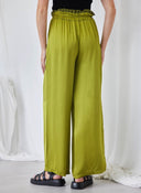 Παντελόνα σατέν με print στη μέση - Lime - thefashionproject.gr - The Fashion Project