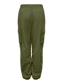 Παντελόνι cargo με stopper στη μέση ONLY 15308795 - Χακί - thefashionproject.gr - ONLY