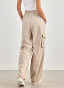 Παντελόνι cargo ONLY 15301004 - Μπεζ - thefashionproject.gr - ONLY