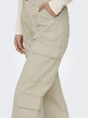 Παντελόνι cargo Only 15311291 - Μπεζ - thefashionproject.gr - ONLY