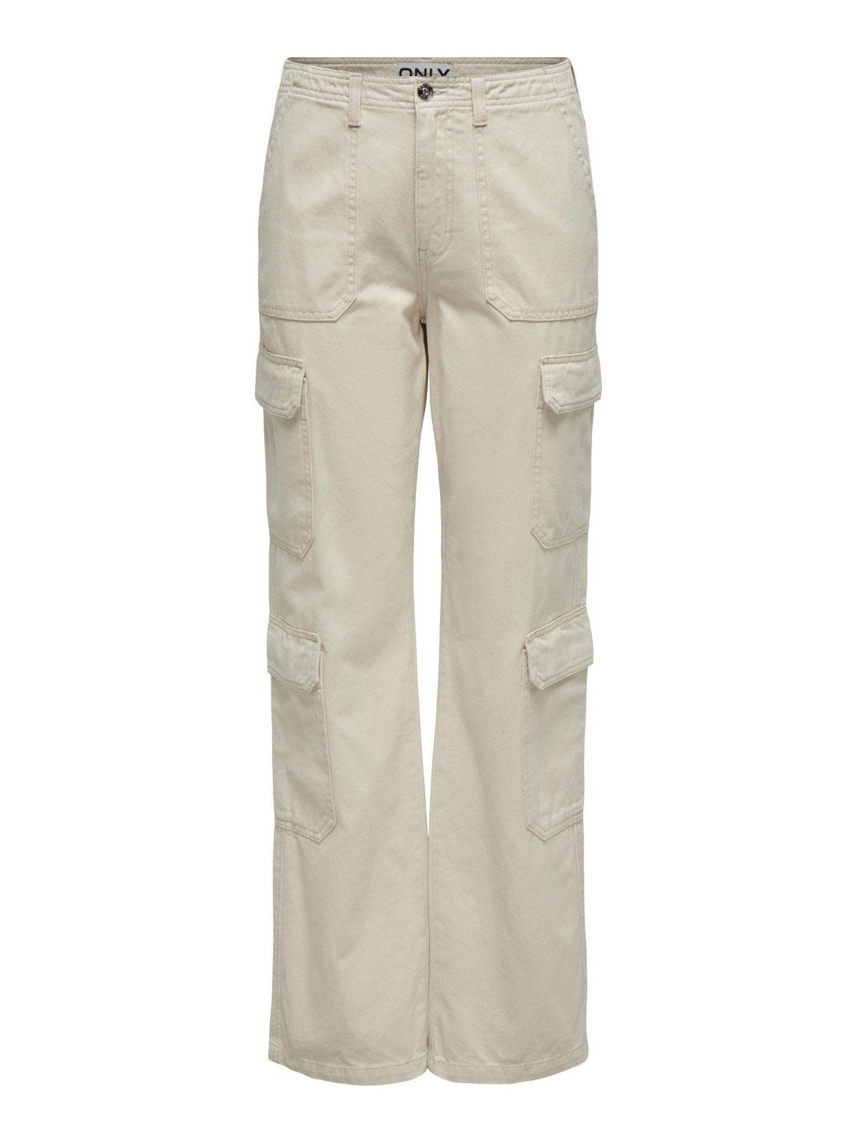Παντελόνι cargo Only 15311291 - Μπεζ - thefashionproject.gr - ONLY
