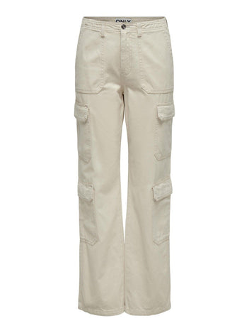 Παντελόνι cargo Only 15311291 - Μπεζ - thefashionproject.gr - ONLY