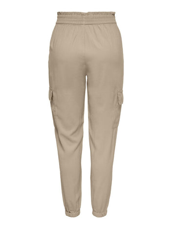 Παντελόνι cargo υφασμάτινο ONLY 15245364 - Άμμου - thefashionproject.gr - ONLY