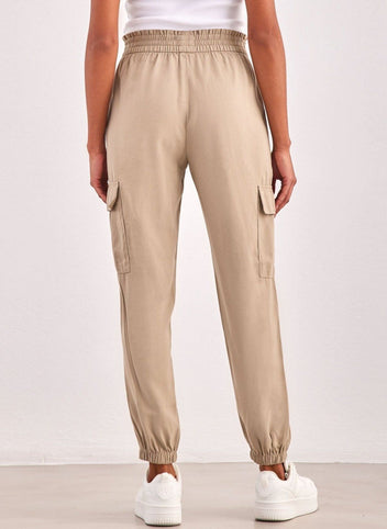 Παντελόνι cargo υφασμάτινο ONLY 15245364 - Άμμου - thefashionproject.gr - ONLY