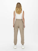 Παντελόνι cargo υφασμάτινο ONLY 15245364 - Άμμου - thefashionproject.gr - ONLY