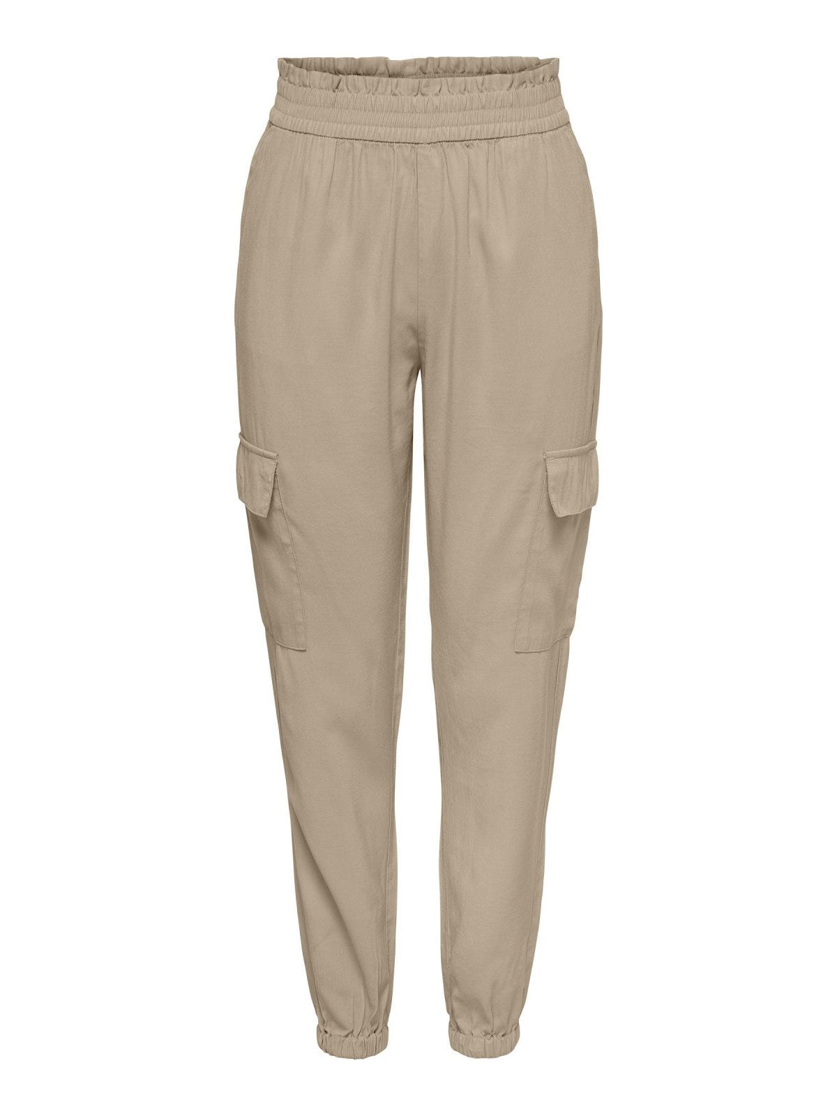 Παντελόνι cargo υφασμάτινο ONLY 15245364 - Άμμου - thefashionproject.gr - ONLY