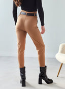 Παντελόνι chino με άνοιγμα - Κάμελ - thefashionproject.gr - The Fashion Project