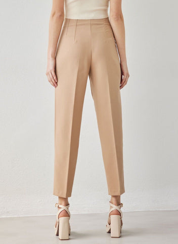 Παντελόνι chino με μικρό άνοιγμα - Κάμελ - thefashionproject.gr - The Fashion Project