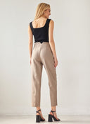 Παντελόνι chino με μικρό άνοιγμα - Τάουπε - thefashionproject.gr - The Fashion Project