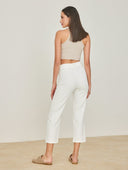 Παντελόνι chino με πιέτες - Λευκό - thefashionproject.gr - The Fashion Project