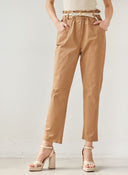 Παντελόνι chino με ζώνη - Κάμελ - thefashionproject.gr - The Fashion Project