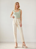 Παντελόνι chino με ζώνη - Ζαχαρί - thefashionproject.gr - The Fashion Project
