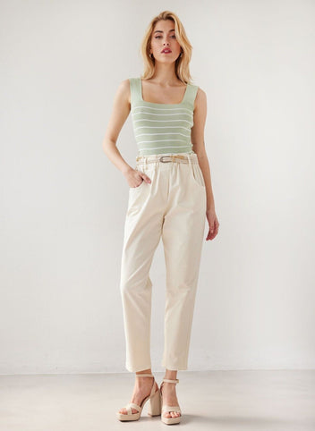Παντελόνι chino με ζώνη - Ζαχαρί - thefashionproject.gr - The Fashion Project