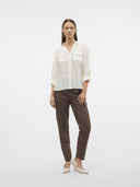 Παντελόνι cigarette Vero Moda 10320940 - Καφέ - thefashionproject.gr - VERO MODA