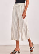 Παντελόνι culotte με ρίγες AWARE 10305147 - Μπεζ - thefashionproject.gr - AWARE by VERO MODA