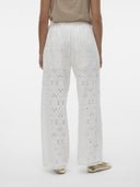 Παντελόνι κιπούρ με λάστιχο Vero Moda 10303864 - Λευκό - thefashionproject.gr - VERO MODA
