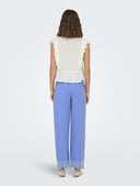 Παντελόνι με δαντέλα κιπούρ ONLY 15343184 - Γαλάζιο - thefashionproject.gr - ONLY