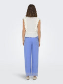 Παντελόνι με δαντέλα κιπούρ ONLY 15343184 - Γαλάζιο - thefashionproject.gr - ONLY