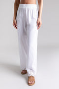 Παντελόνι με δαντέλα κιπούρ ONLY 15343184 - Λευκό - thefashionproject.gr - ONLY