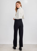 Παντελόνι πλεκτό Vero Moda 10276015 - Μαύρο - thefashionproject.gr - VERO MODA