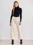 Παντελόνι πλεκτό Vero Moda 10276015 - Μπεζ - thefashionproject.gr - VERO MODA