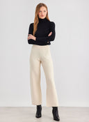 Παντελόνι πλεκτό Vero Moda 10276015 - Μπεζ - thefashionproject.gr - VERO MODA