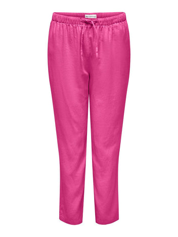 Παντελόνι plus size με λινό CARMAKOMA 15311951 - Φούξια - thefashionproject.gr - CARMAKOMA