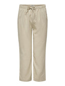 Παντελόνι plus size με λινό CARMAKOMA 15311951 - Μπεζ - thefashionproject.gr - CARMAKOMA