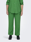 Παντελόνι plus size με λινό CARMAKOMA 15311951 - Πράσινο - thefashionproject.gr - CARMAKOMA