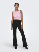 Παντελόνι ριμπ καμπάνα ONLY 15331091 - Μαύρο - thefashionproject.gr - ONLY
